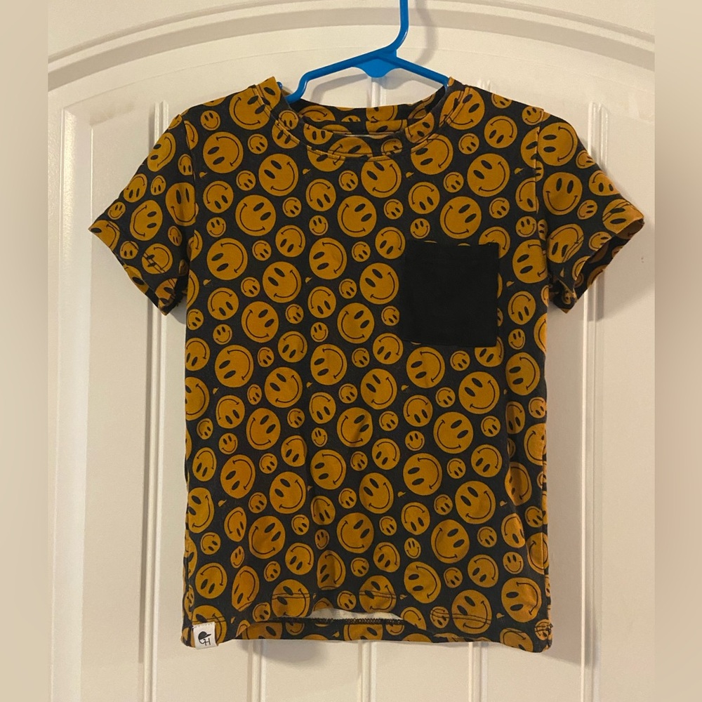 VGUC George Hats Tan Smily Bamboo Pocket Tee